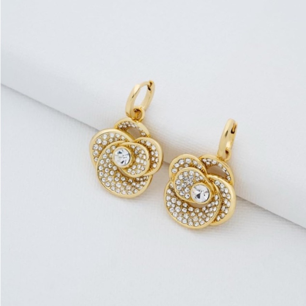 Ted Baker Crystal Rose Earrings - Picture 4 of 4